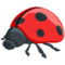 Lady Beetle emoji on Messenger
